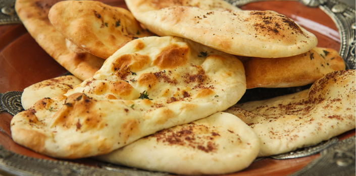 Zaatar Spiced Pita Bread